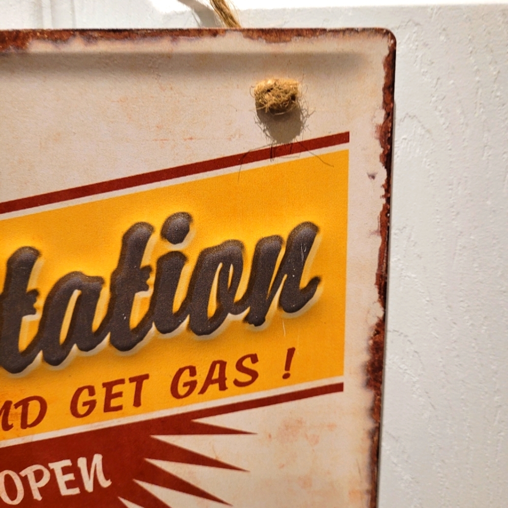 Vintage reproduction tin sign - Picture 3 of 9